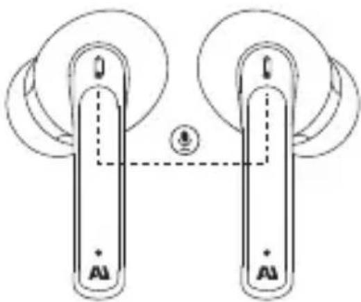Ausounds AUFrequency ANC - Activar Siri u otros asistentes de voz - 1