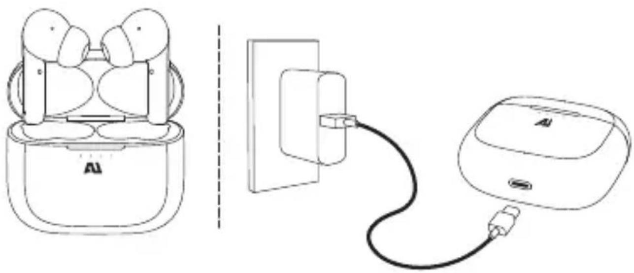 Ausounds AUFrequency ANC - CHARGEZ LES ÉCOUTEURS PENDANT 1 HEURE AVANT LA PREMIÈRE UTILISATION - 1