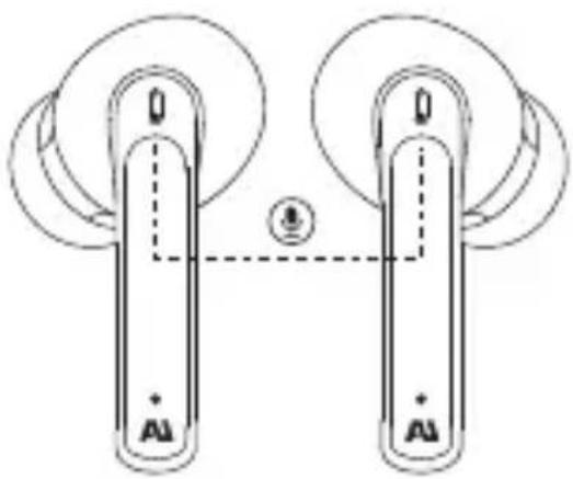 Ausounds AUFrequency ANC - Activer Siri ou d'autres assistants vocaux - 1