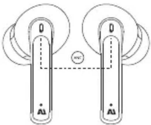 Ausounds AUFrequency ANC - Activer/Désactiver la suppression active du bruit (ANC) - 1