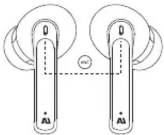 Ausounds AUFrequency ANC - 切换上下曲 - 2