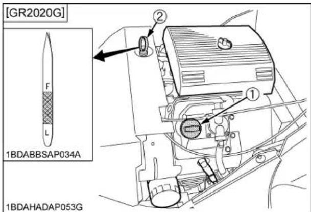 KUBOTA GR2120 - AVERTISSEMENT - 1