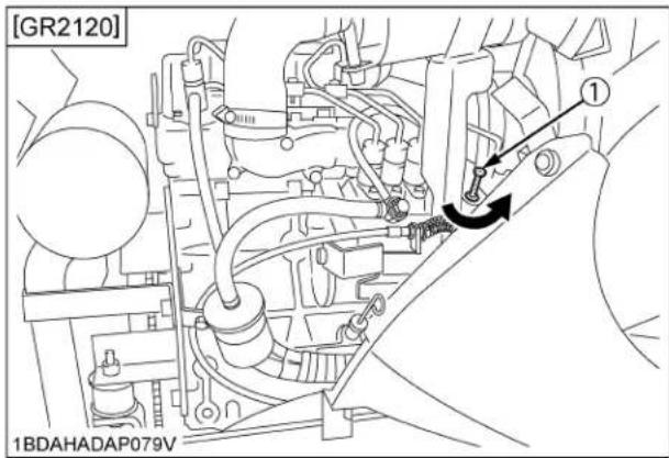 KUBOTA GR2120 - AVERTISSEMENT - 1