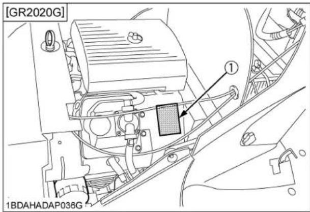 KUBOTA GR2120 - ◆Mise hors service de la machine et procédure à suivre - 1