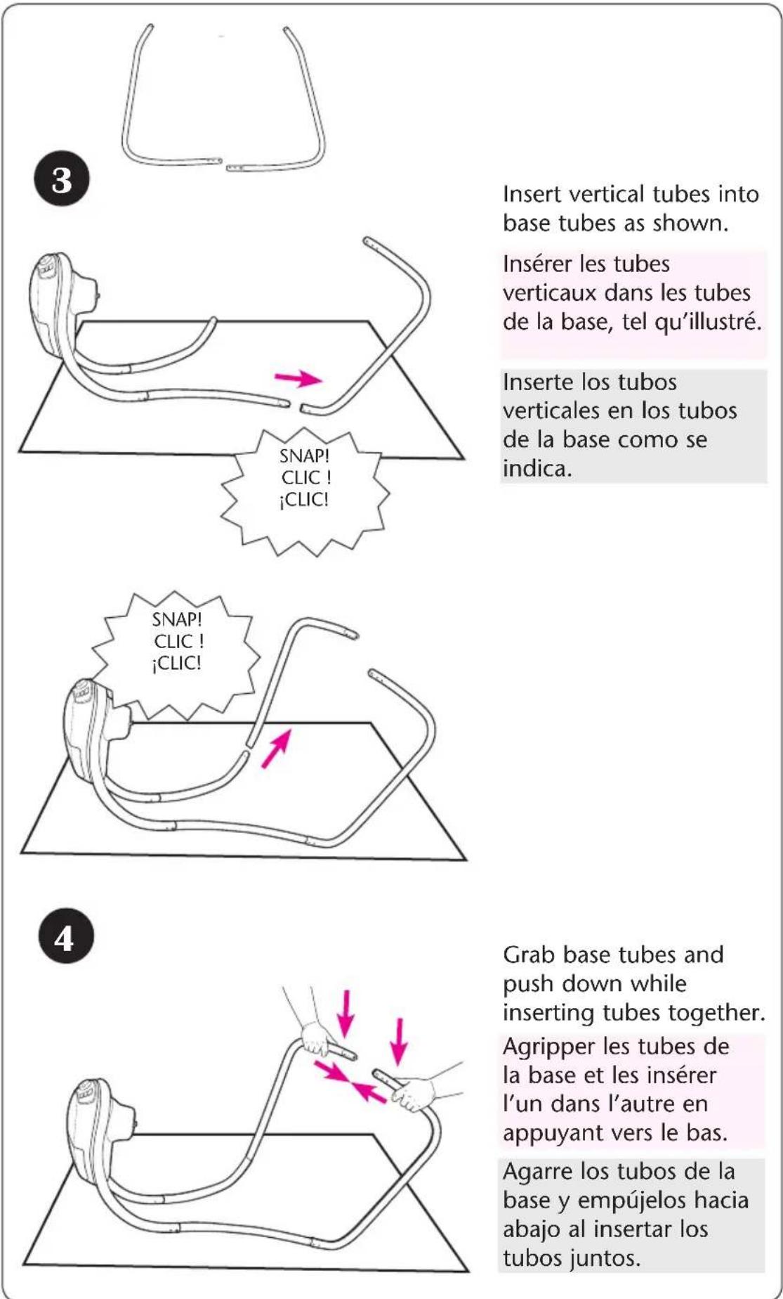 GRACO DuetConnect - - Instalación de la almohadilla del asiento - 6