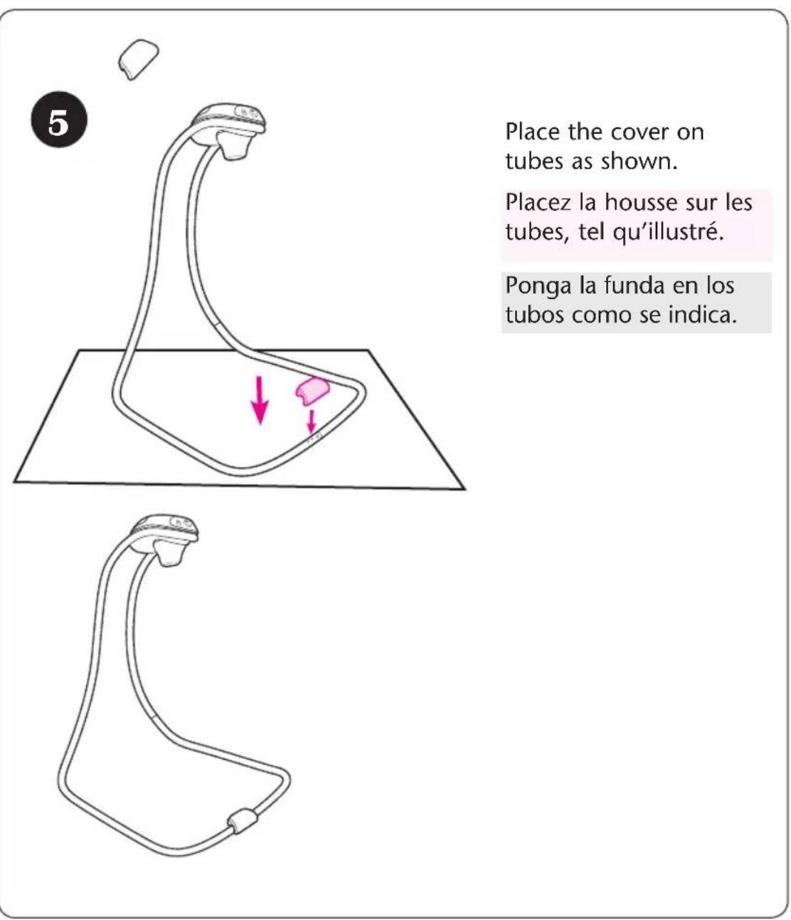 GRACO DuetConnect - - Instalación de la almohadilla del asiento - 7