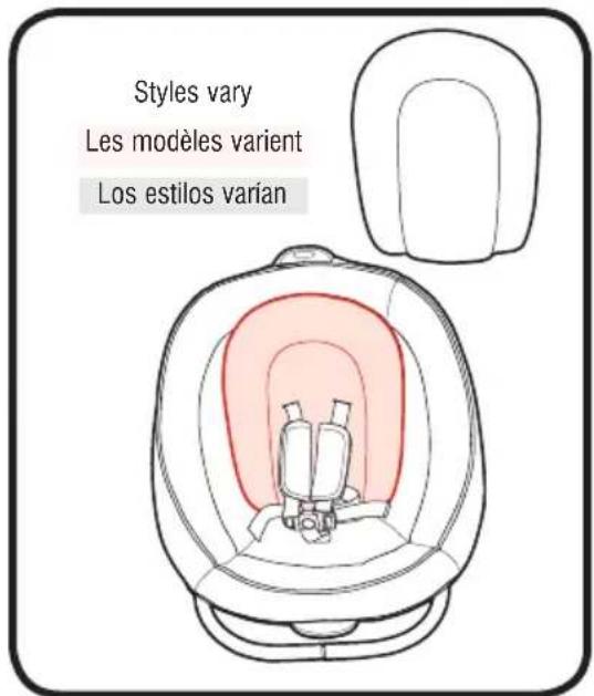 GRACO Sense2Soothe - Body support • Support corporel • Soporte del cuerpo - 1