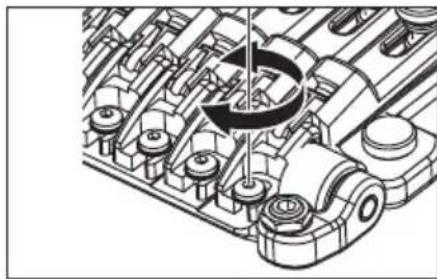 IBANEZ BTB675M - DEAKTIVIEREN DES NULLPUNKTSYSTEMS (VERWENDUNG ALS HERKÖMMLICHES SCHWEBENDES TREMOLO) - 2