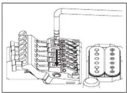 IBANEZ BTB675M - COLOCACIÓN DE LA PALANCA DEL TRÉMOLO - 1