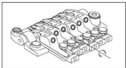 IBANEZ Premium SR1200E - DEAKTIVIEREN DES NULLPUNKTSYSTEMS (VERWENDUNG ALS HERKÖMMLICHES SCHWEBENDES TREMOLO) - 4