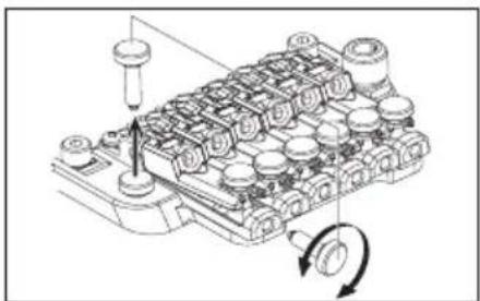 IBANEZ Premium SR1200E - DEAKTIVIEREN DES NULLPUNKTSYSTEMS (VERWENDUNG ALS HERKÖMMLICHES SCHWEBENDES TREMOLO) - 1