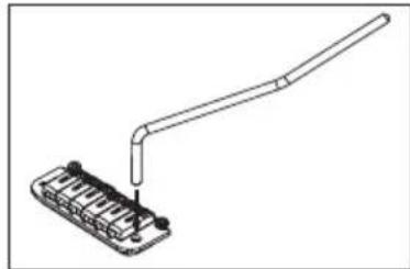 IBANEZ Premium SR1200E - AJUSTE DE LA ALTURA DE LAS CUERDAS (FAT20/FAT10/SAT10 - 2