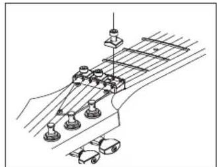 IBANEZ Premium SR1200E - DEAKTIVIEREN DES NULLPUNKTSYSTEMS (VERWENDUNG ALS HERKÖMMLICHES SCHWEBENDES TREMOLO) - 3
