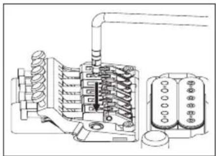 IBANEZ Premium SR1200E - MONTAGGIO DELLA LEVA TREMOLO - 1
