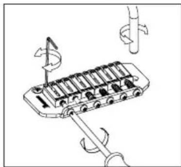 IBANEZ Artwood AC400 - REGOLAZIONE DELL'INTONAZIONE E DELL'ALTEZZA DELLA CORDA (FAT 6/STD) - 1