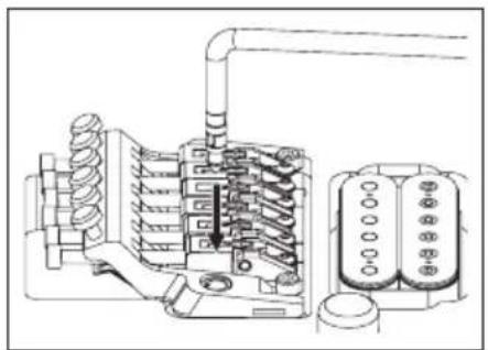 IBANEZ Premium SR1806E - MONTAGGIO DELLA LEVA TREMOLO - 1