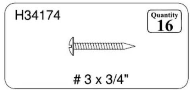 BUSH Yorktown WC4032303 - FASTENERS - 1