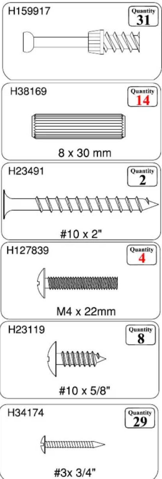 BUSH Wheaton MY72713A03 - Conseils d'assemblage: - 2