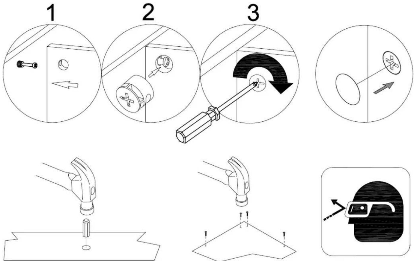 BUSH Cabot WC3189603 - Conseils d'assemblage: - 15