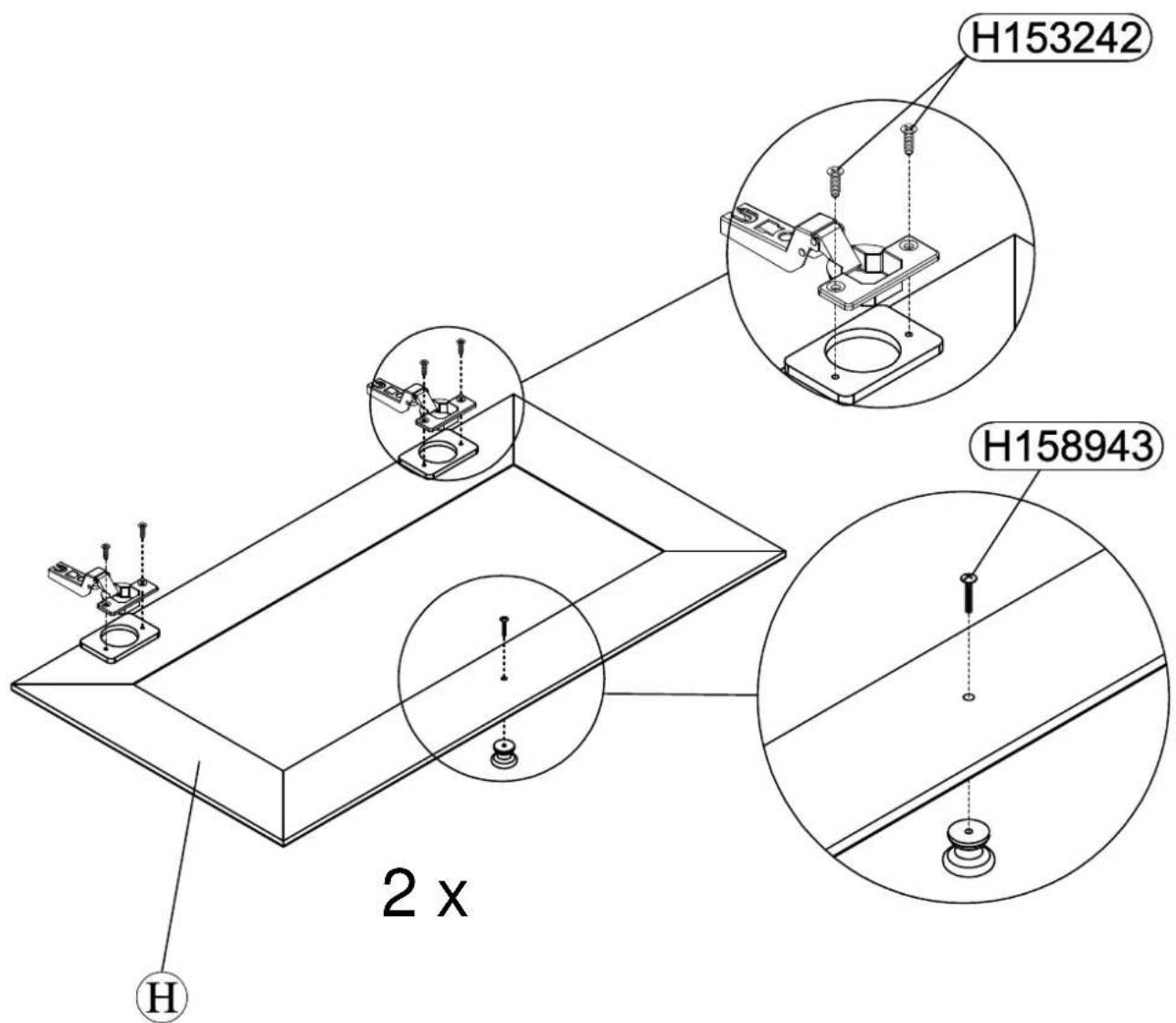 BUSH Cabot WC3189603 - 8×5/8" - 4