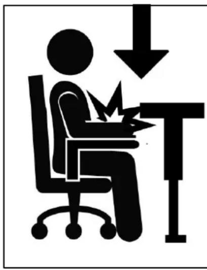 BUSH Move 60 M6D124BL03 - WARNING ADVERTENCIA AVERTISSEMENT - 1