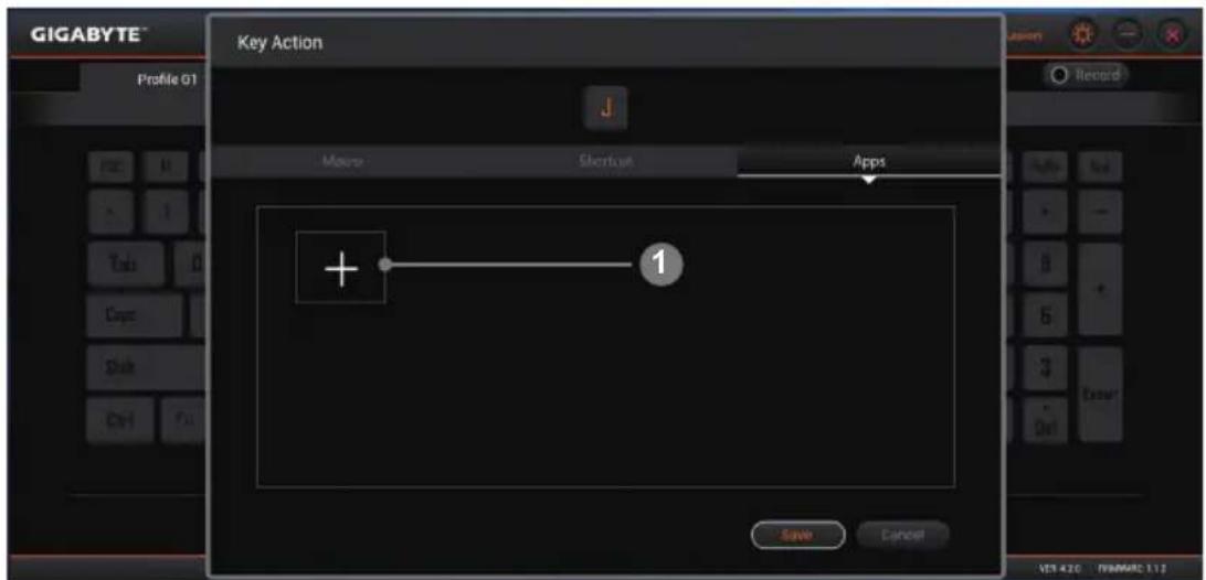 GIGABYTE Aero 15W v8 - Record new macro - 1