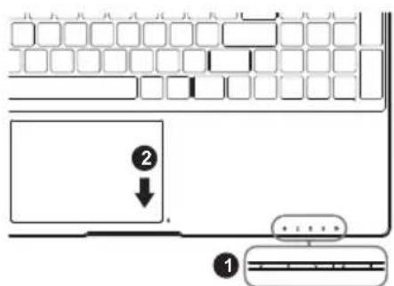 GIGABYTE Aero 15W v8 - Tampilan atas dan Tampilan depan - 2
