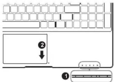 GIGABYTE Aero 15W v8 - Top View - 2