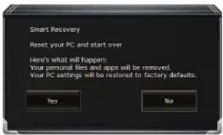 GIGABYTE Sabre 15K - GABYTE Smart Recovery - 1