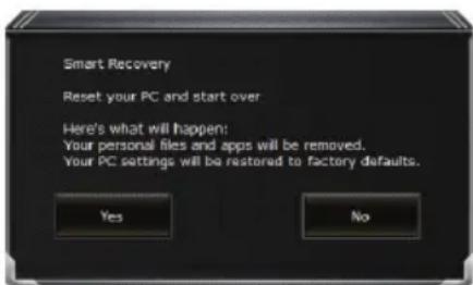 GIGABYTE Sabre 15K - GIGABYTESmartRecovery - 1