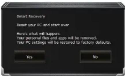 GIGABYTE Sabre 15K - GIGABYTE Smart Recovery - 1