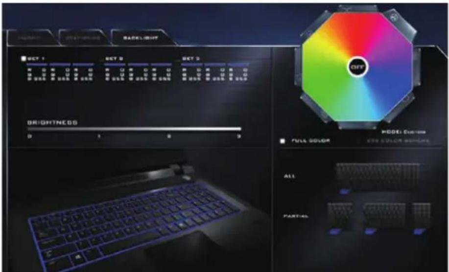 GIGABYTE Sabre 15K - Keyboard Backlight Application (for Illuminated Colored Keyboards) - 1