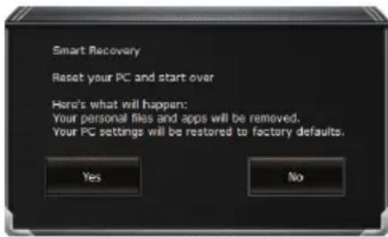 GIGABYTE Sabre 15K - IGABYTE Smart Recovery - 1