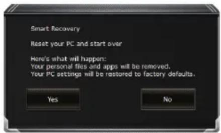 GIGABYTE Sabre 15K - GIGABYTE Smart Recovery - 1