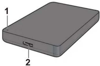 BUFFALO MiniStation HDPCF2.0U3BD - HD-PCFU3 - 1
