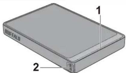 BUFFALO MiniStation HDPCF2.0U3BD - HD-PCU2 HD-PCTU2 - 1
