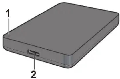 BUFFALO MiniStation HDPCF2.0U3BD - HD-PCFU3 - 1