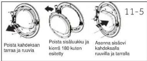 HAIER HD90A3S979 - Pesukoneen ja kuivaajan pinoaminen - 2