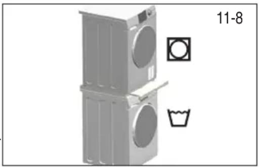 HAIER HD90A3S979 - Στοίβαξη στεγνωτηρίου πάνω σε πλυντήριο - 1