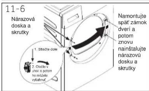 HAIER HD90A3S979 - Obrátenie otvárania dverí (len pre modely s hmotnostou 8/9 kg) - 2