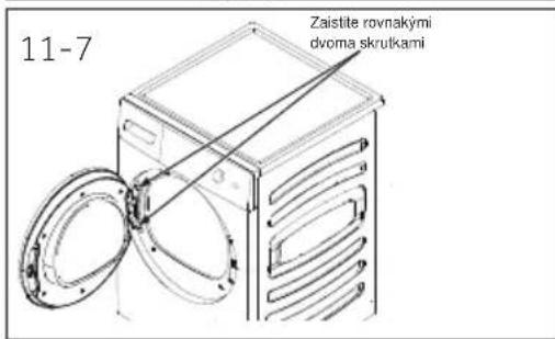 HAIER HD90A3S979 - Obrátenie otvárania dverí (len pre modely s hmotnostou 8/9 kg) - 3