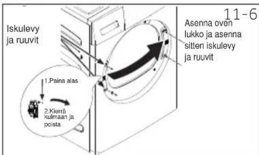 HAIER HD90A3S979 - Pesukoneen ja kuivaajan pinoaminen - 3