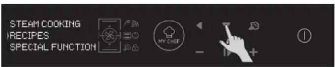 HOOVER HOVEN STEAM 700 PLUS HOZP0447BI - Betrieb im Rezepte-Modus - 1