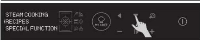 HOOVER HOVEN STEAM 700 PLUS HOZP0447BI - Fonctionnement en mode Recettes - 1