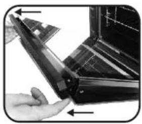 HOOVER HOVEN STEAM 700 PLUS HOZP0447BI - DESMONTAJE DE LA PUERTA DEL HORNO - 6