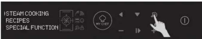 HOOVER HOVEN STEAM 700 PLUS HOZP0447BI - Operating In Steam Cooking Mode - 1