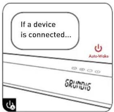 If a device is connected... Auto-Wake 5RUNDIG