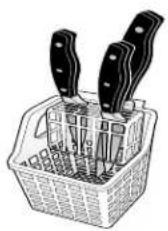 ELECTROLUX ICON EDW7505HPS - Panier à couteaux - 1