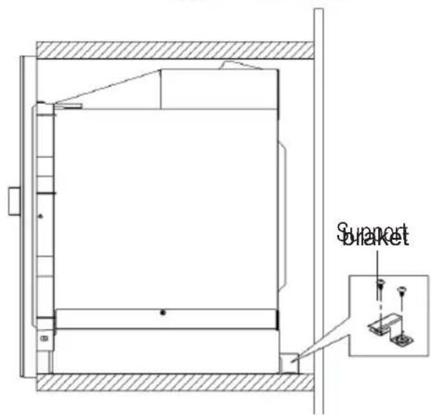 GRUNDIG GMI12311B - Fixation du four - 2