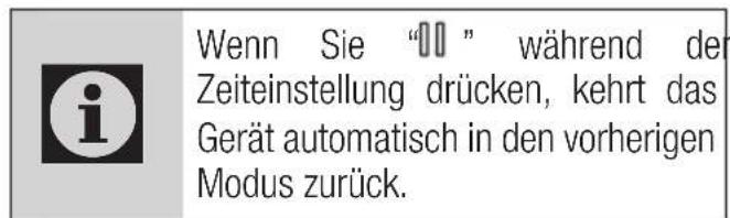 GRUNDIG GMI12311B - Zeit einstellen - 1